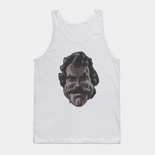 Tom Selleck face cartoon design Tank Top